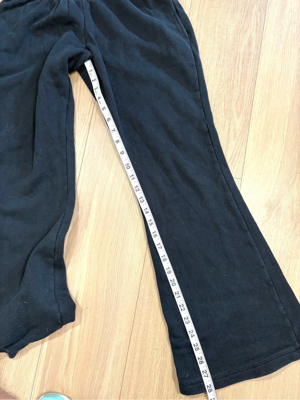 Wild Fable Womens XS Black Fleece Wide Leg Flare Sweatpants Pull On - Picture 10 of 12